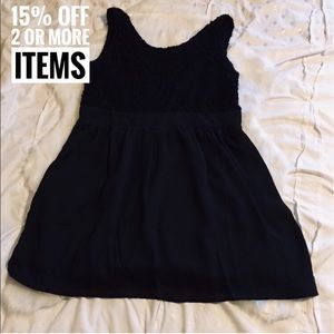 Cute black dress with laces